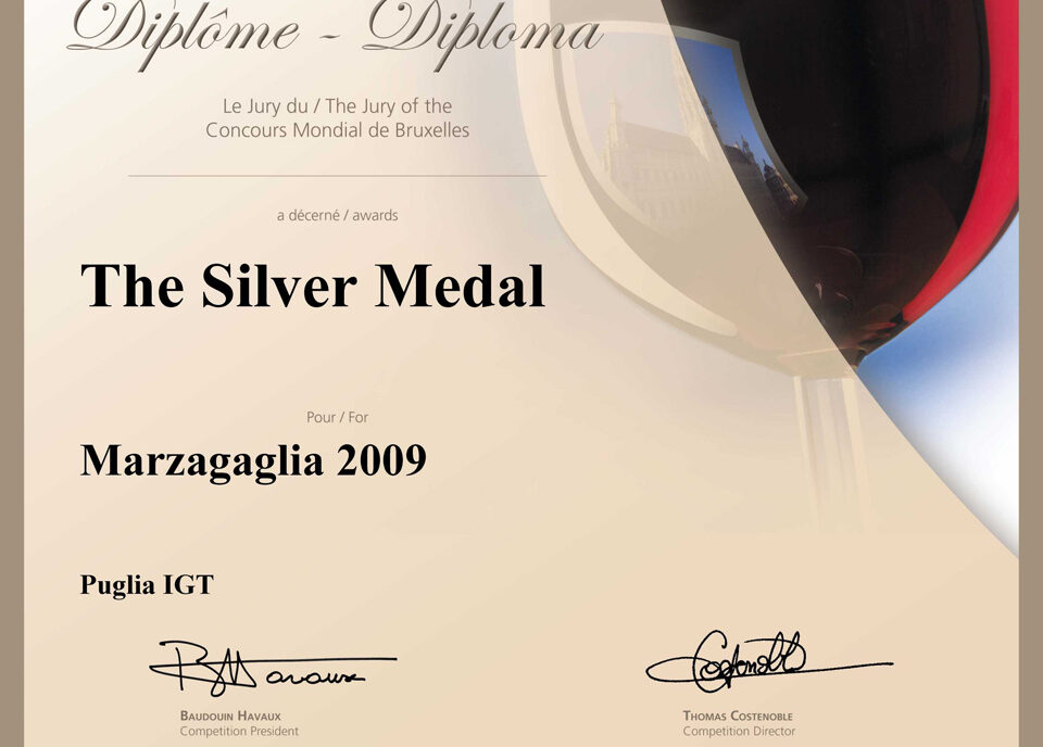 Silver medal for Tenuta Perniola